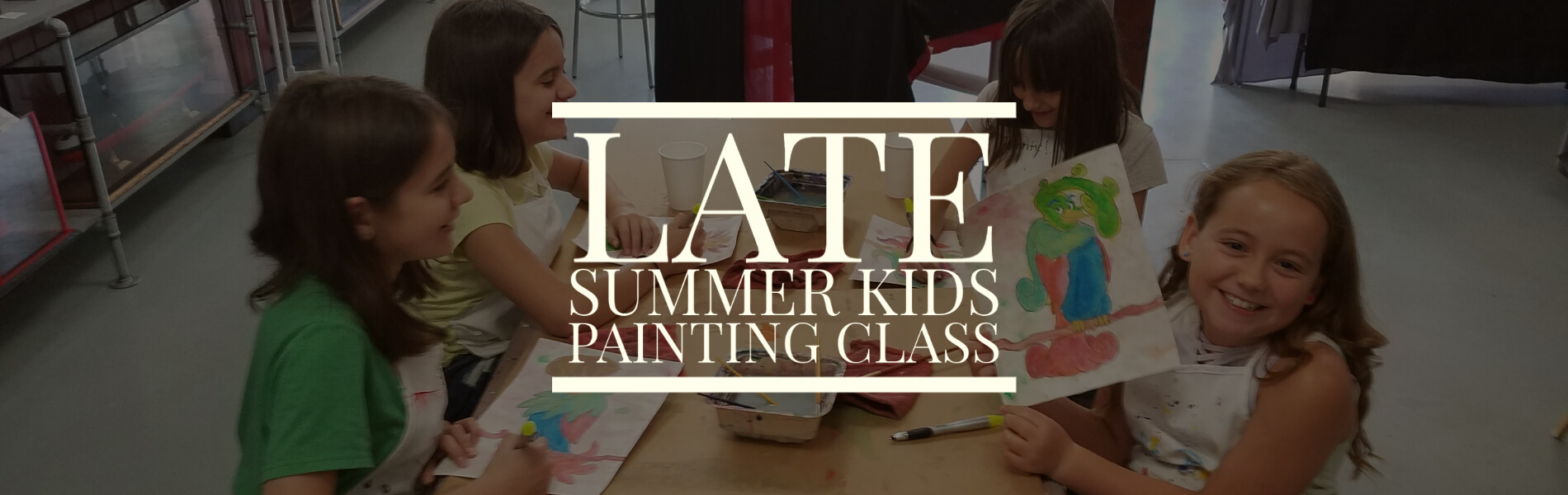 Late Summer Kids Painting Class | Ethan's Gallery & Studio